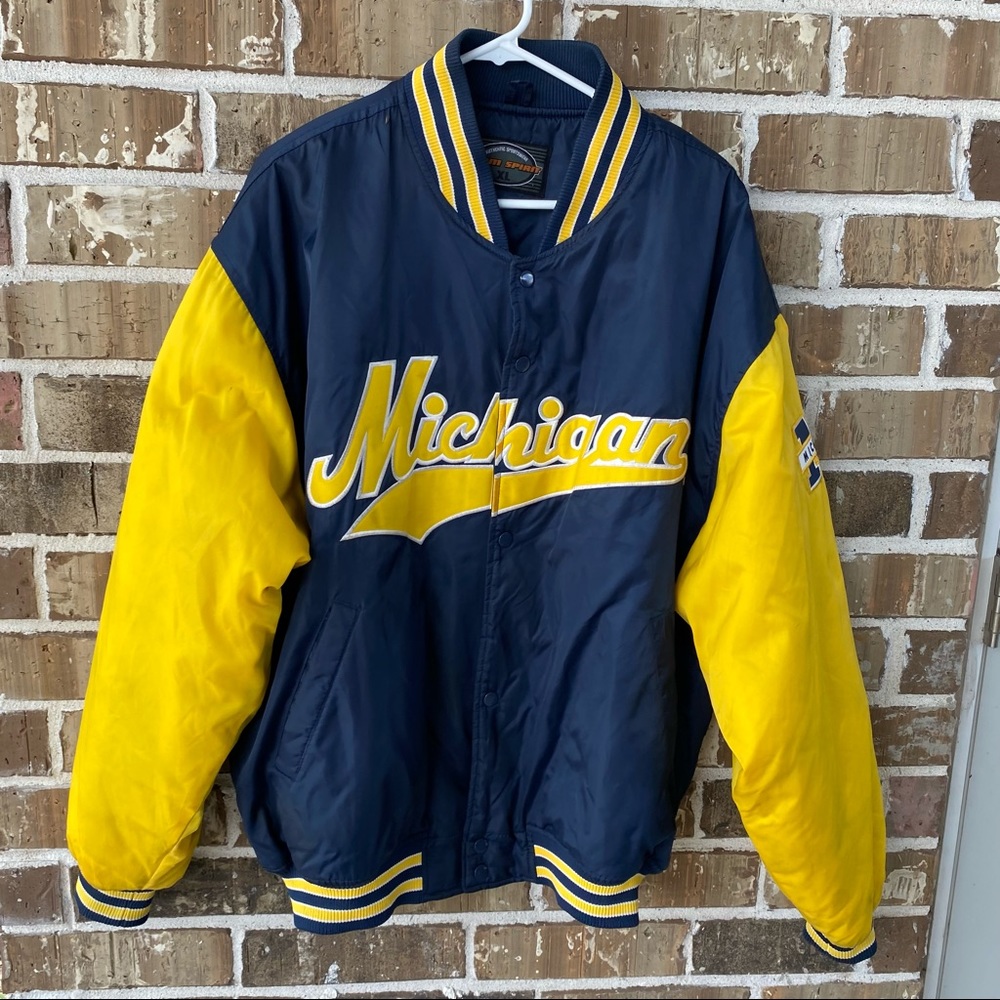 Vintage Varsity Michigan Wolverines Jacket